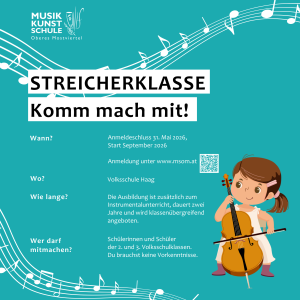 Flyer Streicherklasse_Titelseite